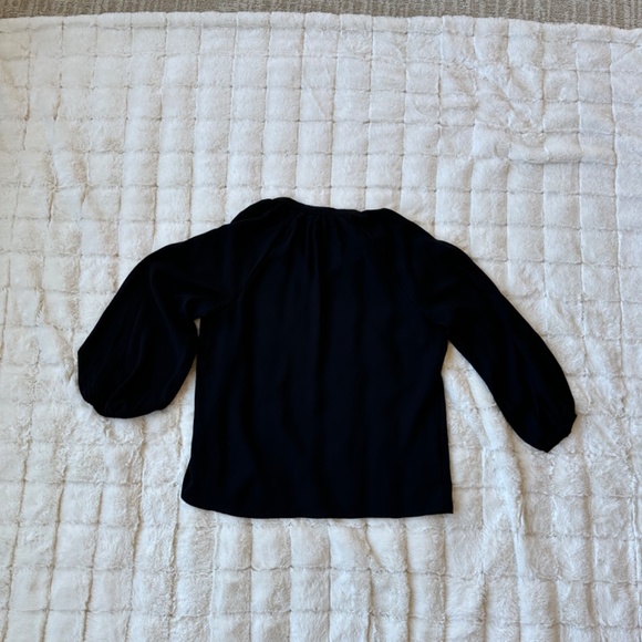 Ann Taylor Split Neck Blouse - Picture 2 of 2